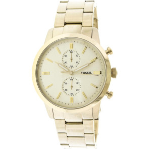 Horlogeband Fossil FS5348 Roestvrij staal (RVS) Doublé 22mm